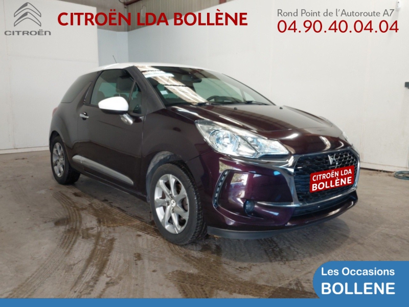 Vente occasion DS DS 3 PureTech 82ch So Chic - Prix : 8990€ - LDA Citroën Bollène