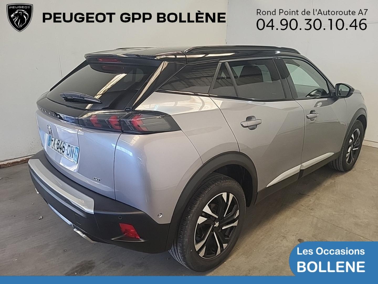Vente occasion PEUGEOT 2008 1.2 PureTech 130ch S&S GT Line EAT8 7cv - Prix : 14490€ - GPP Peugeot Bollène