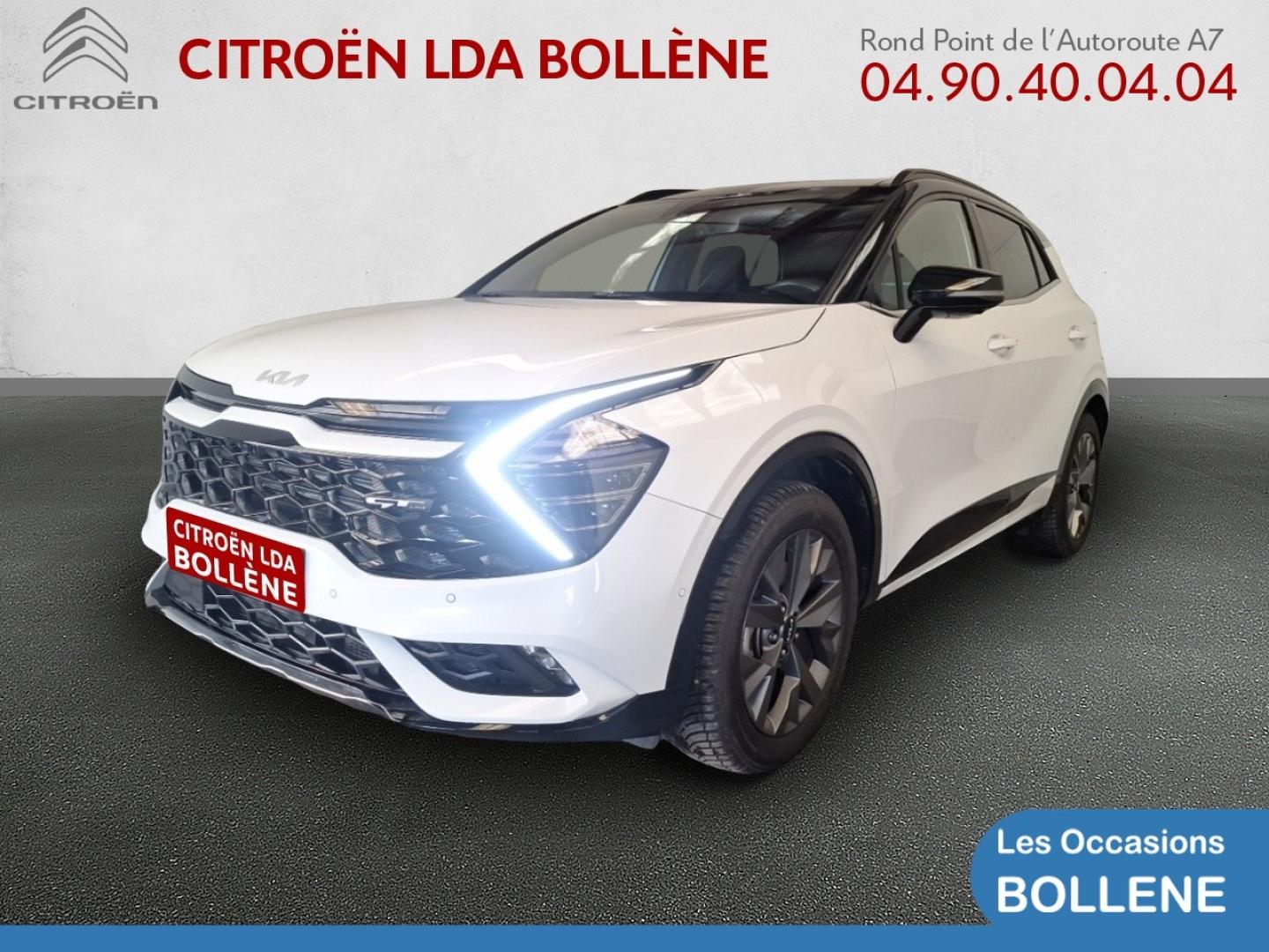Vente occasion KIA Sportage 1.6 T-GDi 230ch HEV GT-Line Premium BVA6 4x2 - Prix : 26990€ - LDA Citroën Bollène