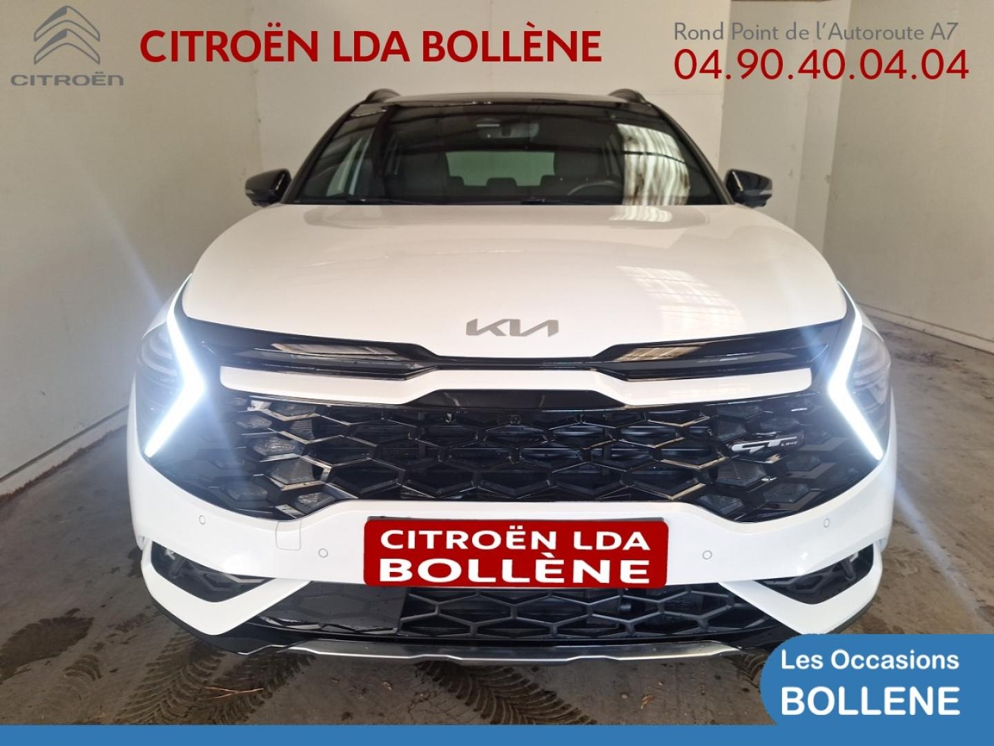 Vente occasion KIA Sportage 1.6 T-GDi 230ch HEV GT-Line Premium BVA6 4x2 - Prix : 26990€ - LDA Citroën Bollène