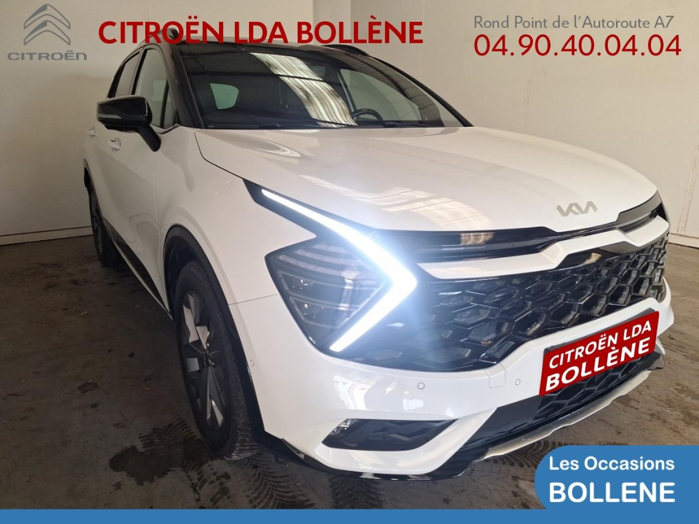 Vente occasion KIA Sportage 1.6 T-GDi 230ch HEV GT-Line Premium BVA6 4x2 - Prix : 26990€ - LDA Citroën Bollène