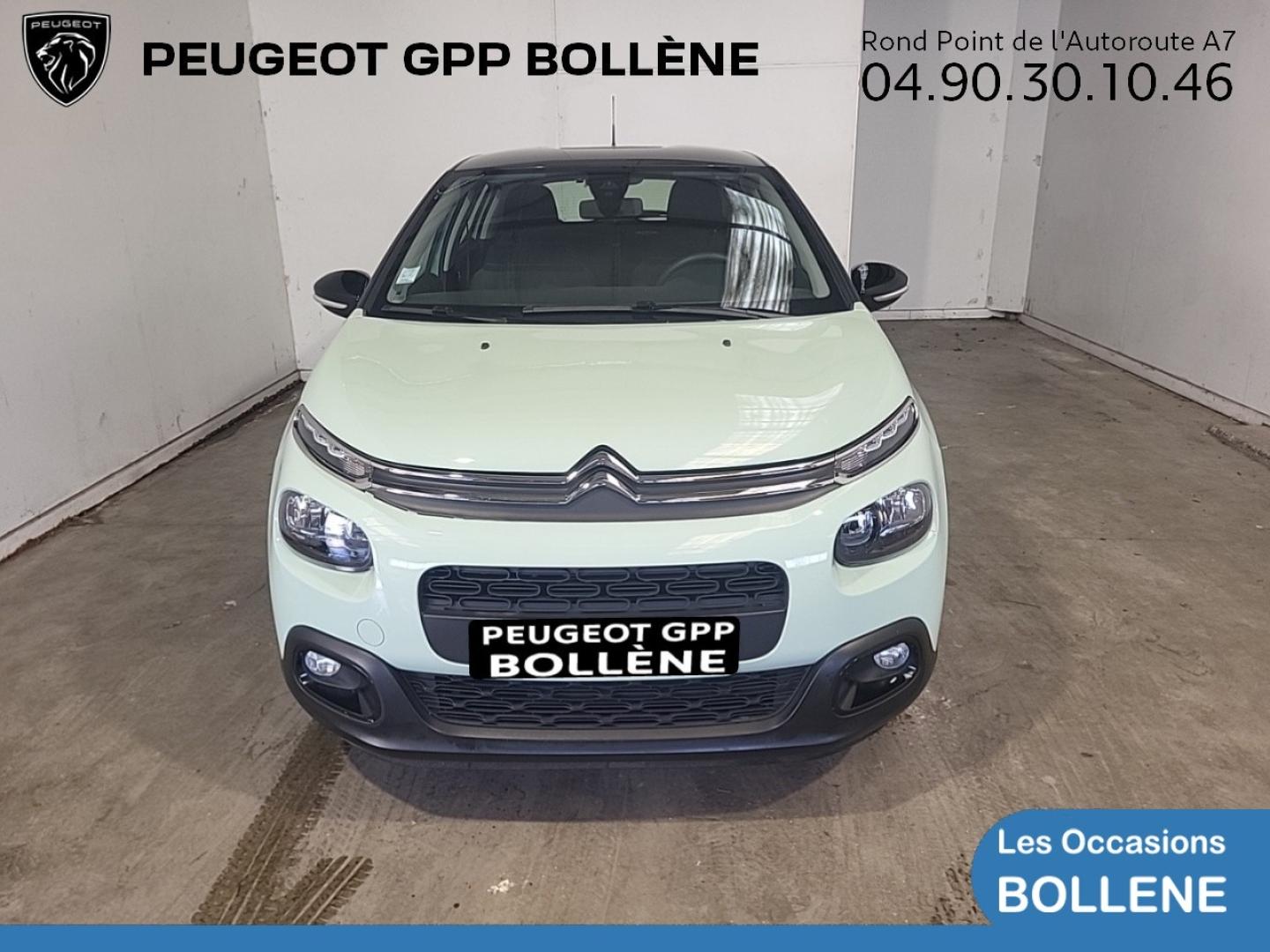 Vente occasion CITROEN C3 PureTech 82ch Origins S&S E6.d - Prix : 10690€ - GPP Peugeot Bollène