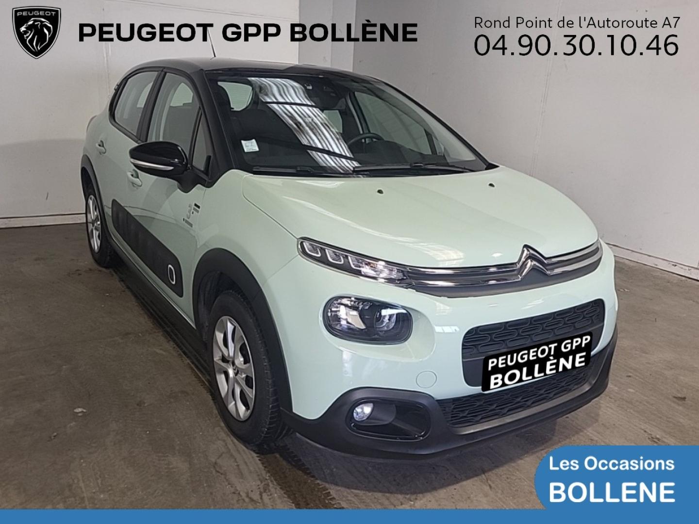 Vente occasion CITROEN C3 PureTech 82ch Origins S&S E6.d - Prix : 10690€ - GPP Peugeot Bollène