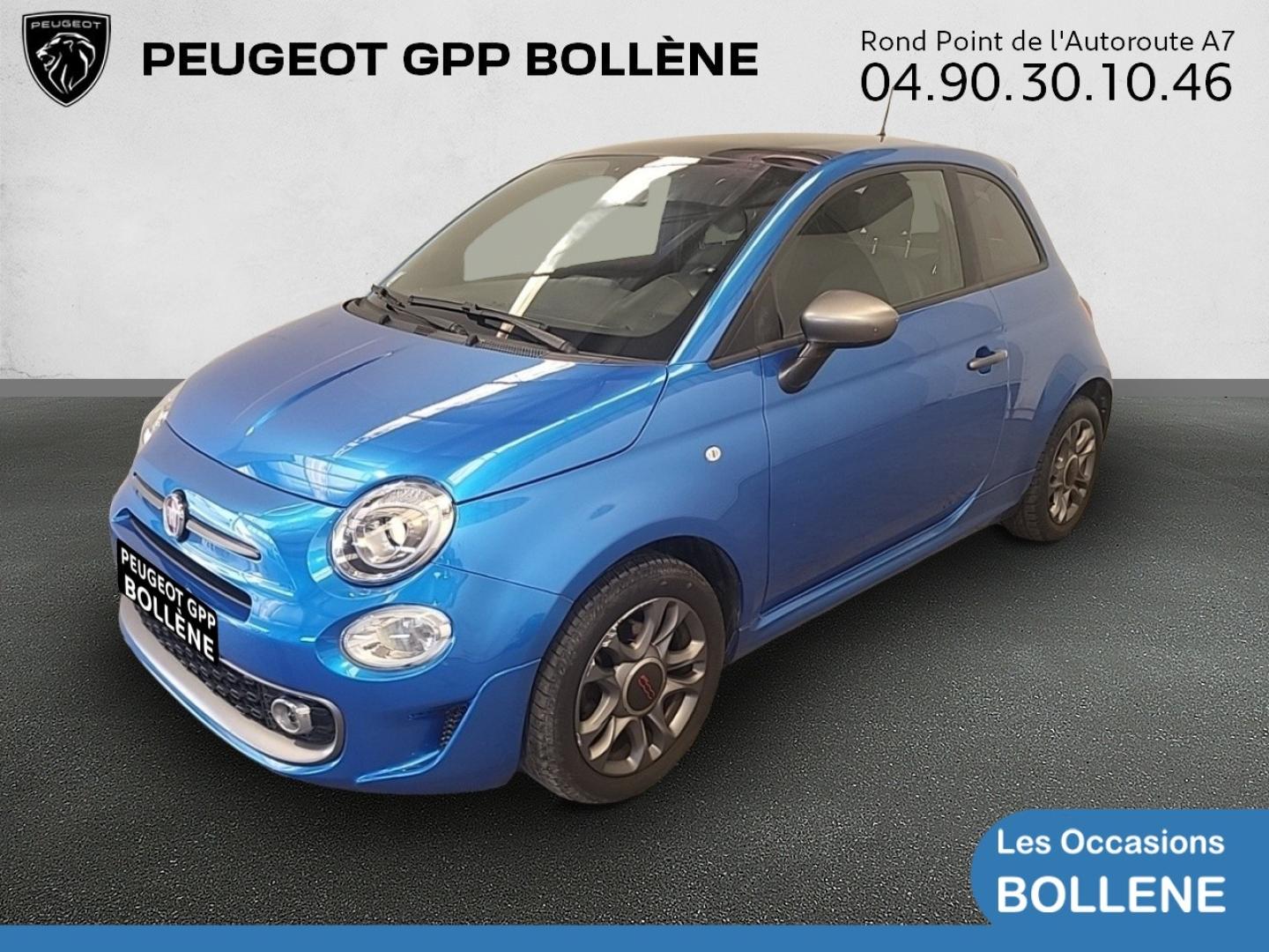 Vente occasion FIAT 500 1.2 8v 69ch Lounge - Prix : 10690€ - GPP Peugeot Bollène