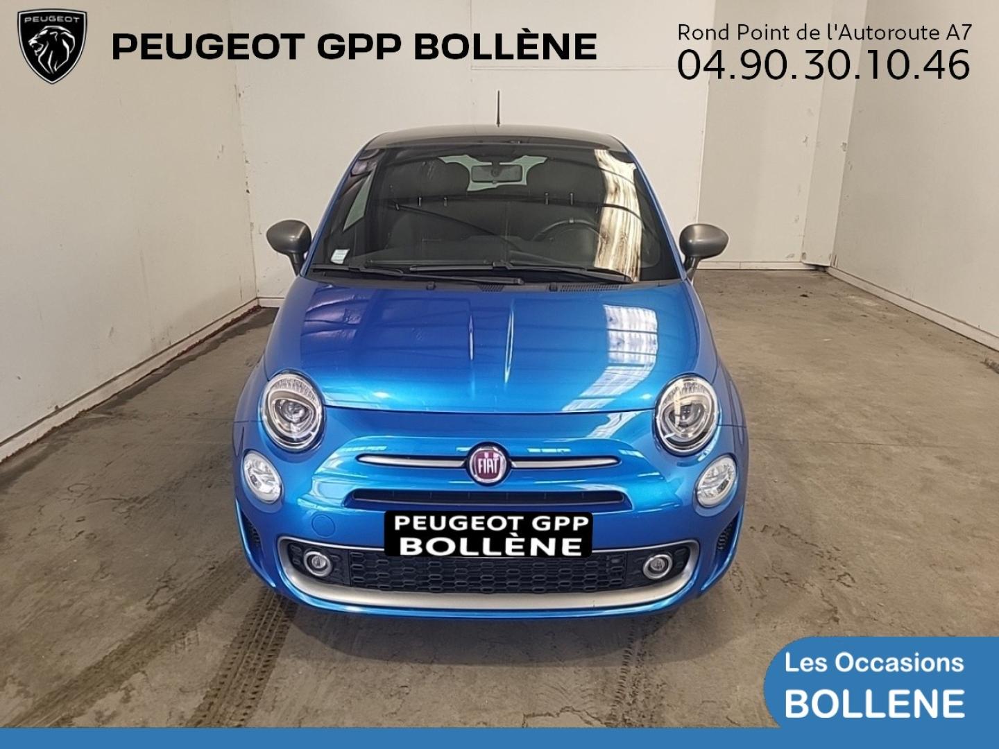 Vente occasion FIAT 500 1.2 8v 69ch Lounge - Prix : 10690€ - GPP Peugeot Bollène