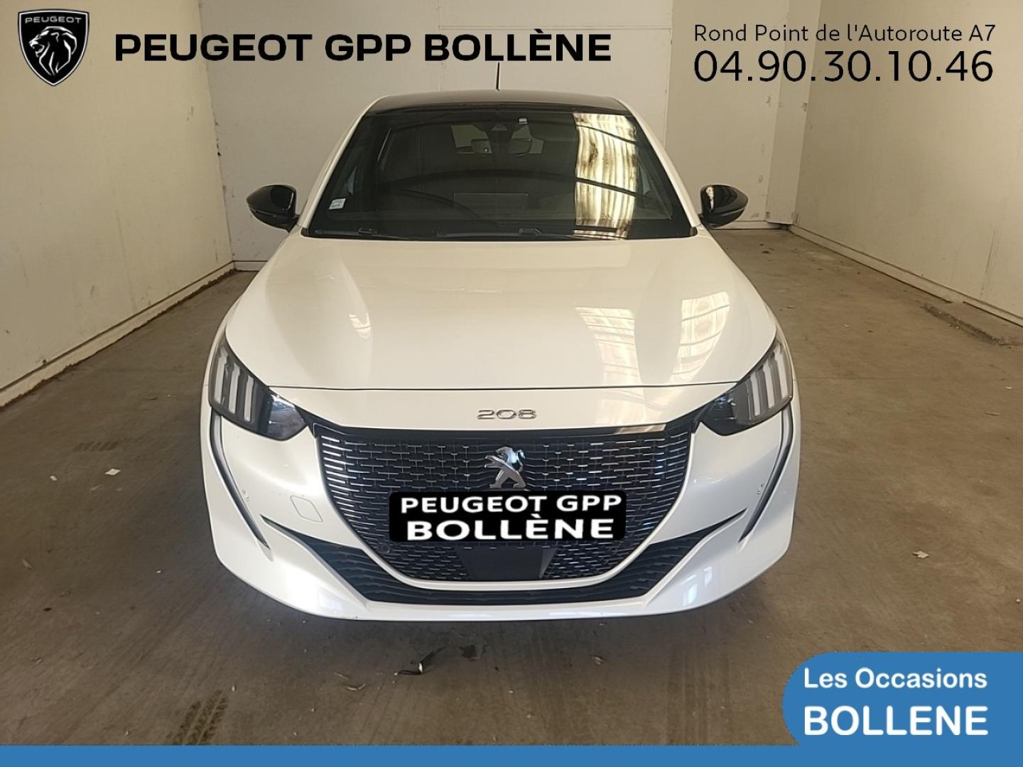 Vente occasion PEUGEOT 208 1.5 BlueHDi 100ch S&S GT Line - Prix : 14690€ - GPP Peugeot Bollène