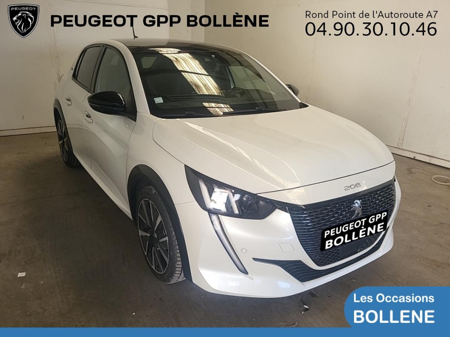 Vente occasion PEUGEOT 208 1.5 BlueHDi 100ch S&S GT Line - Prix : 14690€ - GPP Peugeot Bollène