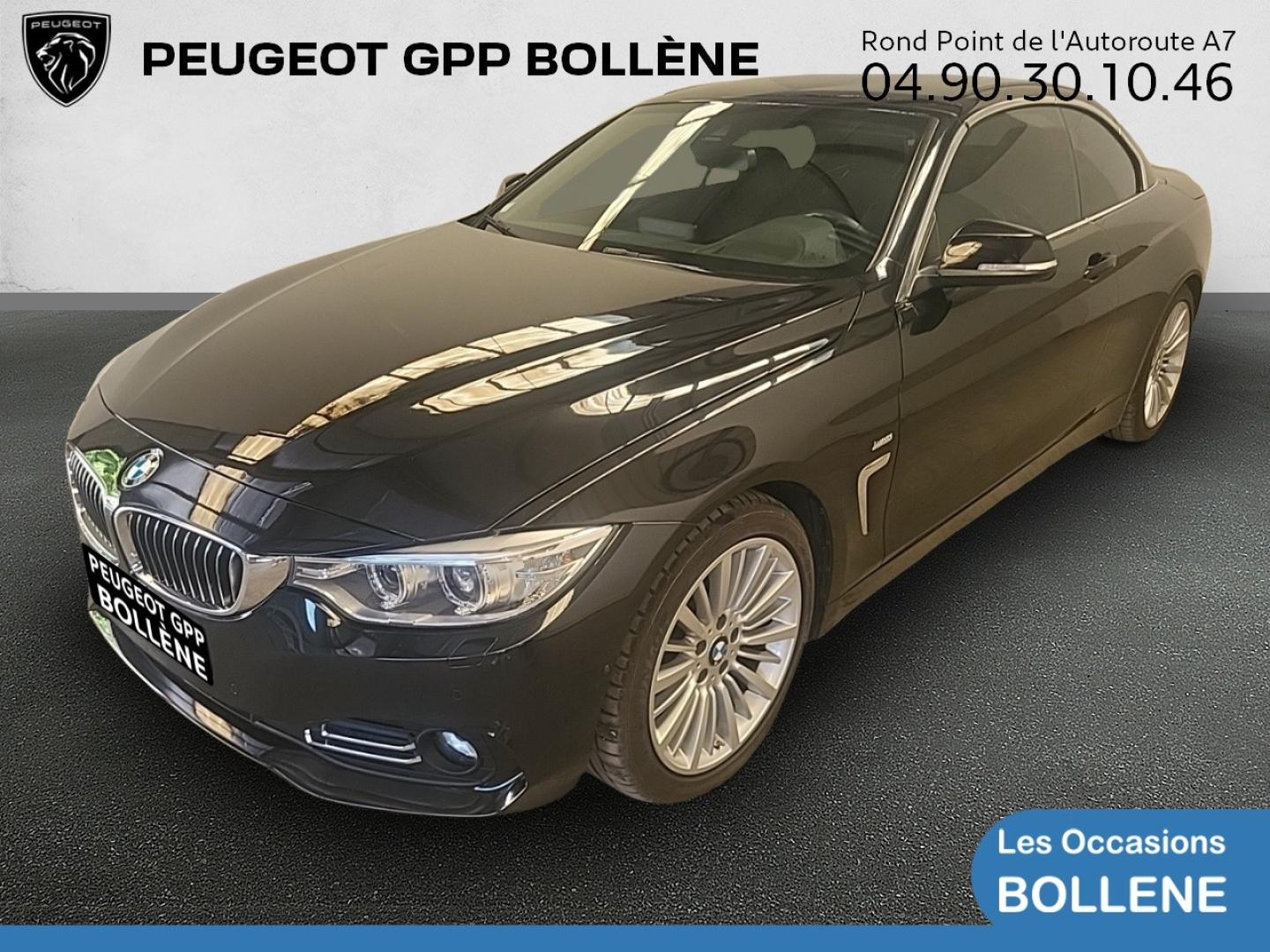 Vente occasion BMW Série 4 Cabriolet 420d 190ch Luxury - Prix : 22990€ - GPP Peugeot Bollène