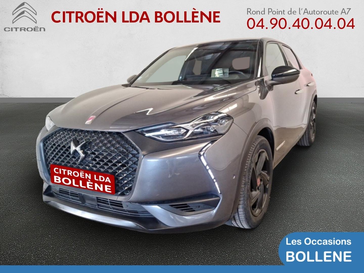 Vente occasion DS DS 3 Crossback BlueHDi 130ch Performance Line + Automatique 126g - Prix : 17690€ - LDA Citroën Bollène