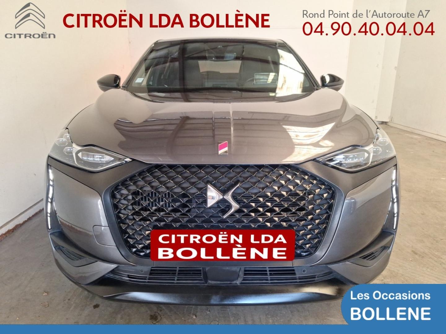 Vente occasion DS DS 3 Crossback BlueHDi 130ch Performance Line + Automatique 126g - Prix : 17690€ - LDA Citroën Bollène