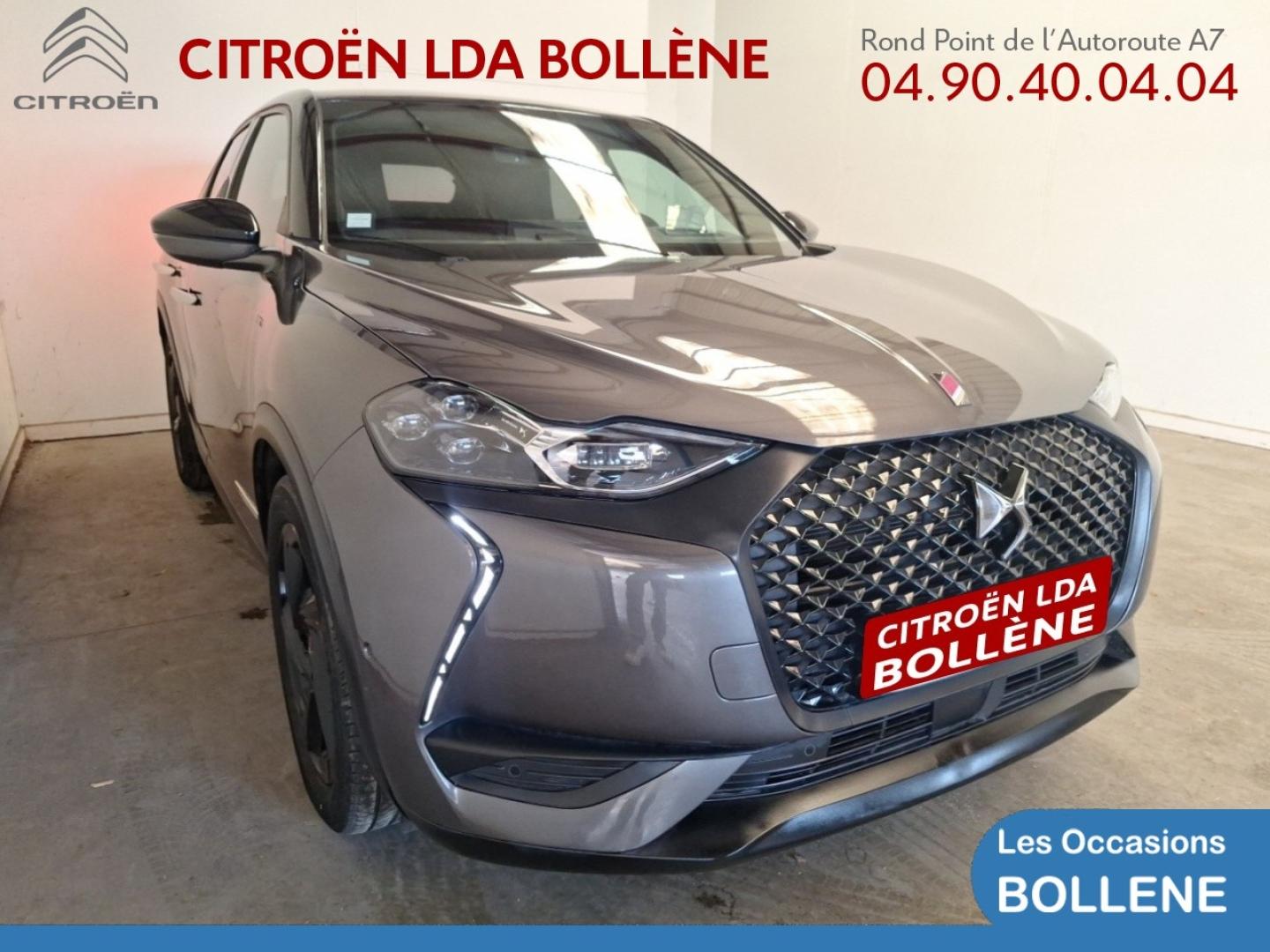 Vente occasion DS DS 3 Crossback BlueHDi 130ch Performance Line + Automatique 126g - Prix : 17690€ - LDA Citroën Bollène
