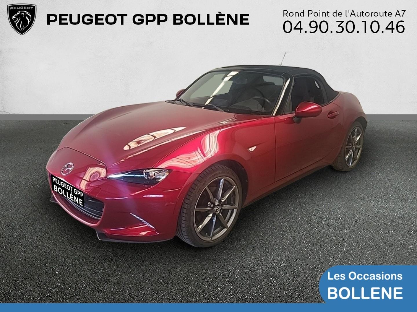 Vente occasion MAZDA MX-5 2.0 SKYACTIV-G 184ch Sélection Euro6d-T 2021 - Prix : 27490€ - GPP Peugeot Bollène