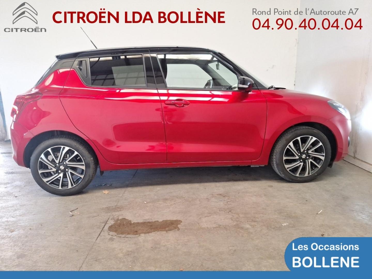 Vente occasion SUZUKI Swift 1.2 Dualjet Hybrid 83ch Pack CVT - Prix : 17490€ - LDA Citroën Bollène