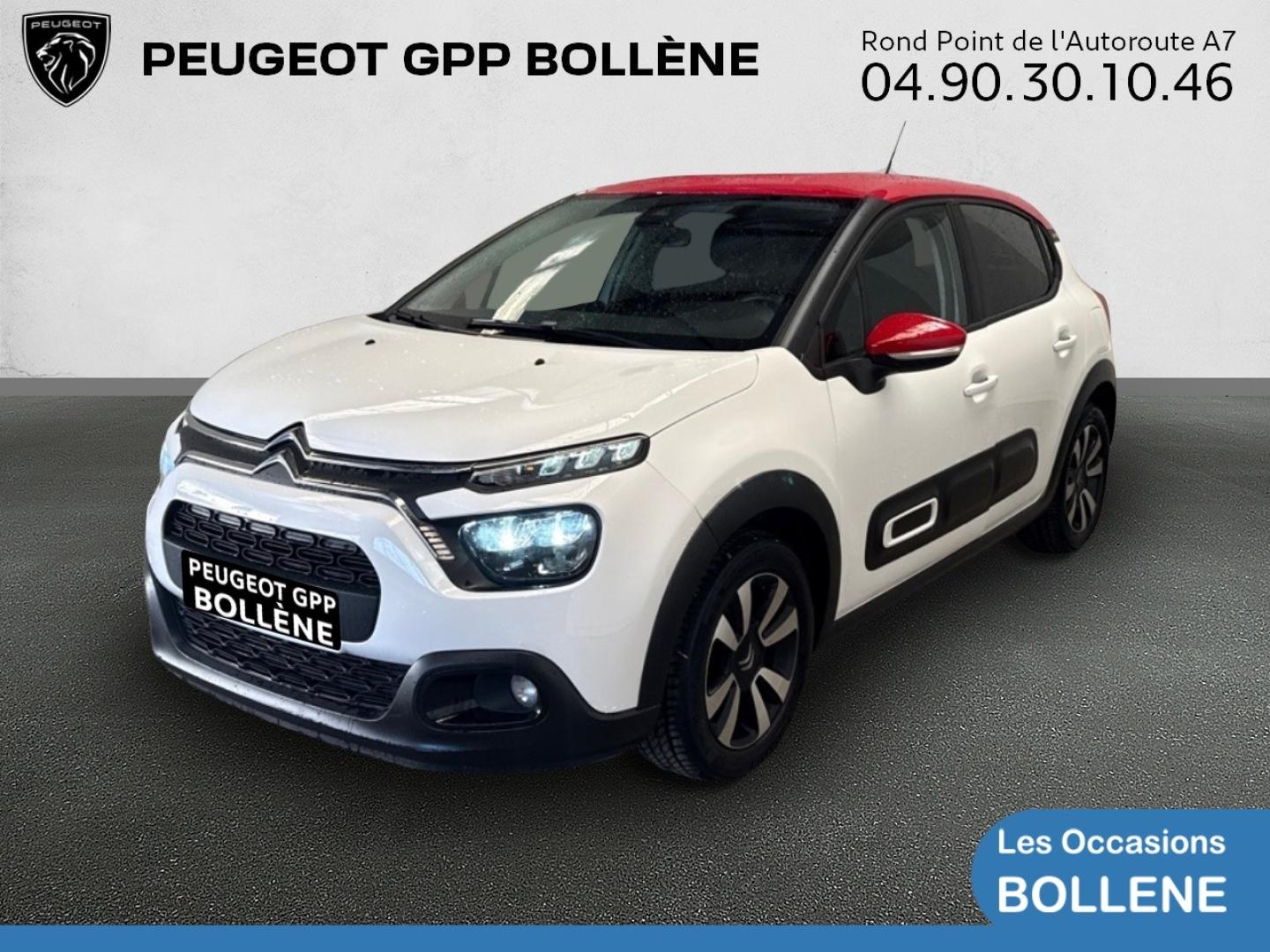 Vente occasion CITROEN C3 1.2 PureTech 83ch S&S Shine - Prix : 10990€ - GPP Peugeot Bollène