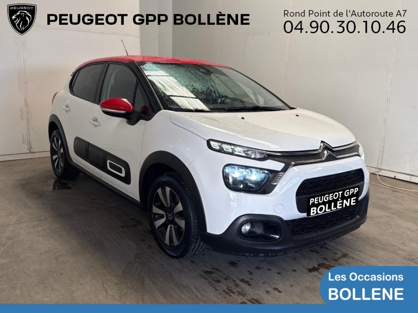 Vente occasion CITROEN C3 1.2 PureTech 83ch S&S Shine - Prix : 10990€ - GPP Peugeot Bollène