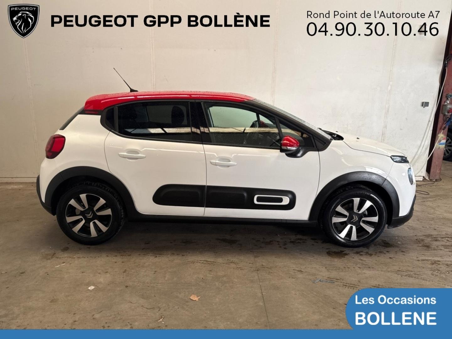 Vente occasion CITROEN C3 1.2 PureTech 83ch S&S Shine - Prix : 10990€ - GPP Peugeot Bollène