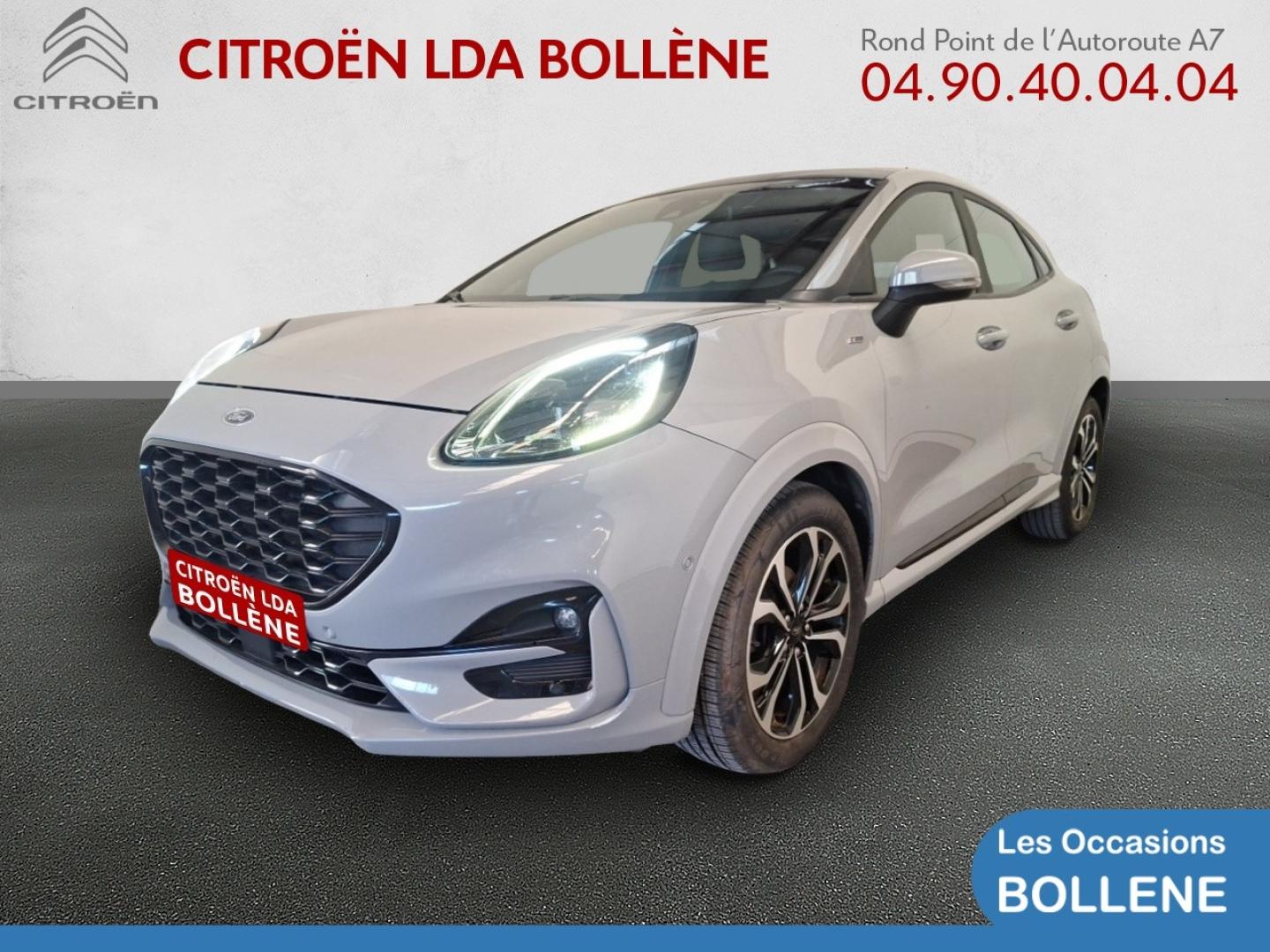 Vente occasion FORD Puma 1.0 EcoBoost 125ch mHEV ST-Line X 6cv - Prix : 13990€ - LDA Citroën Bollène