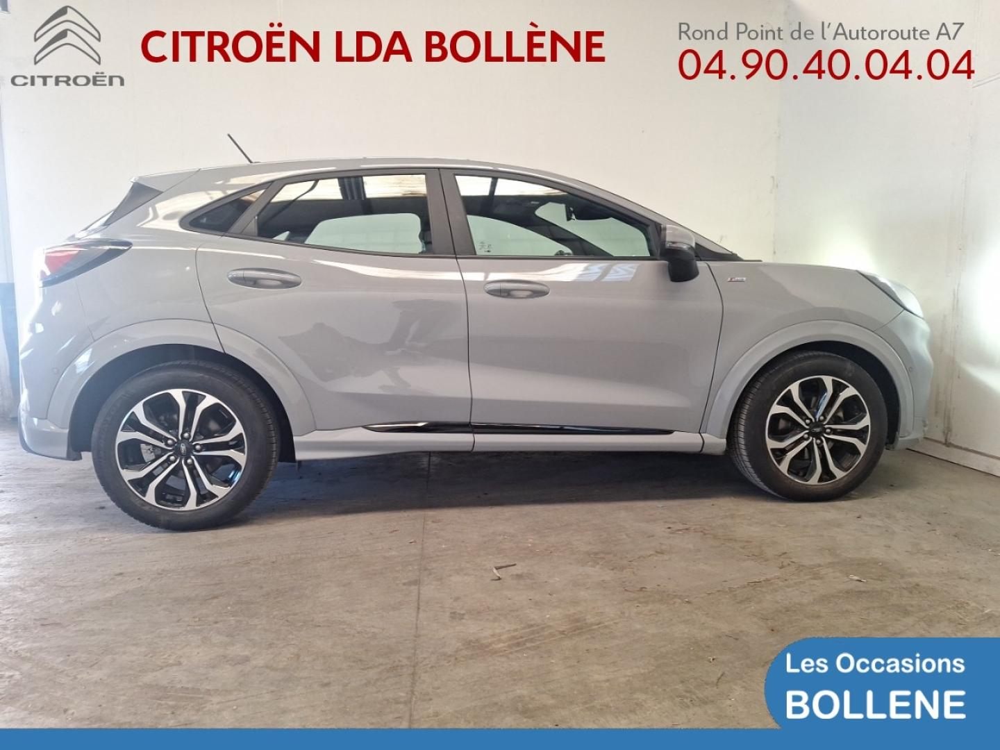 Vente occasion FORD Puma 1.0 EcoBoost 125ch mHEV ST-Line X 6cv - Prix : 13990€ - LDA Citroën Bollène