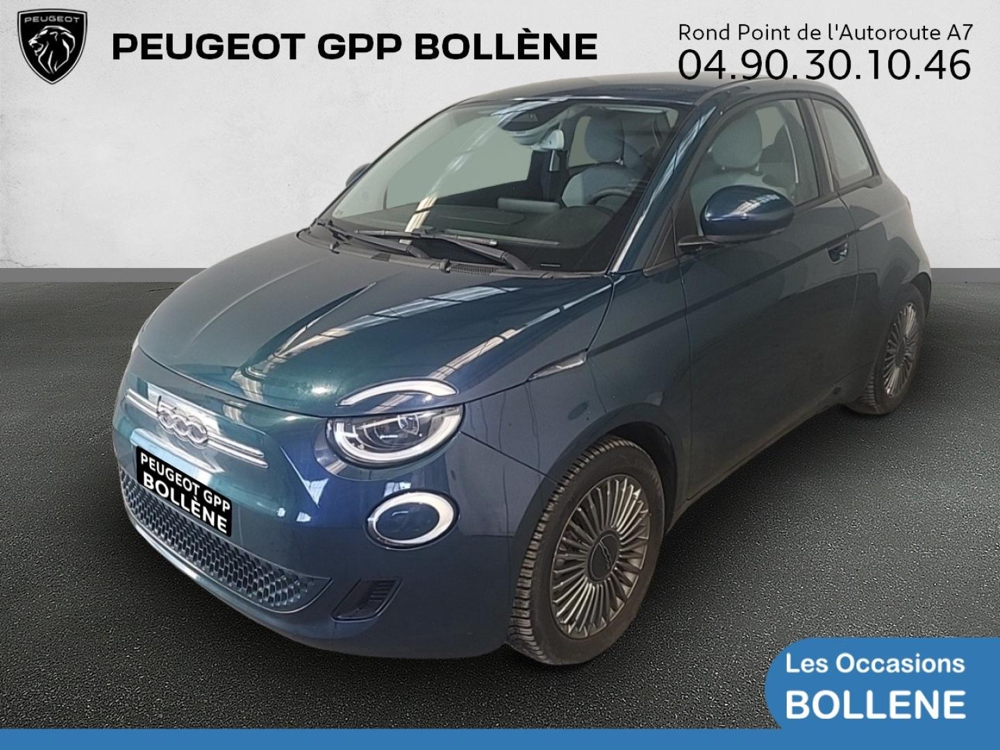 Vente occasion FIAT 500 e 118ch Icône - Prix : 16490€ - GPP Peugeot Bollène