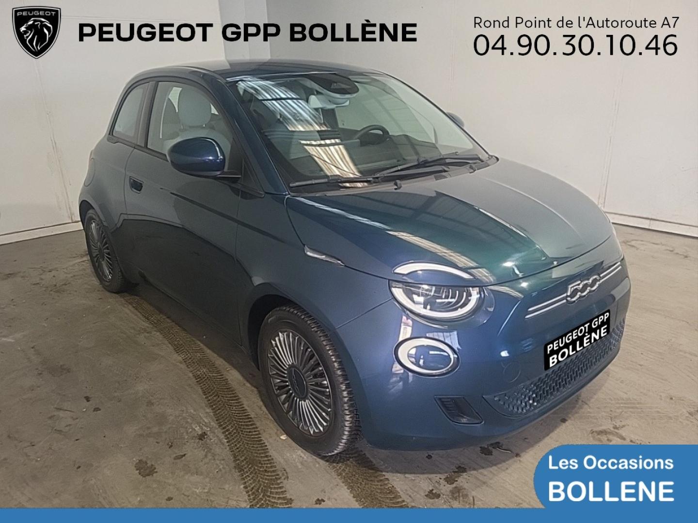 Vente occasion FIAT 500 e 118ch Icône - Prix : 16490€ - GPP Peugeot Bollène