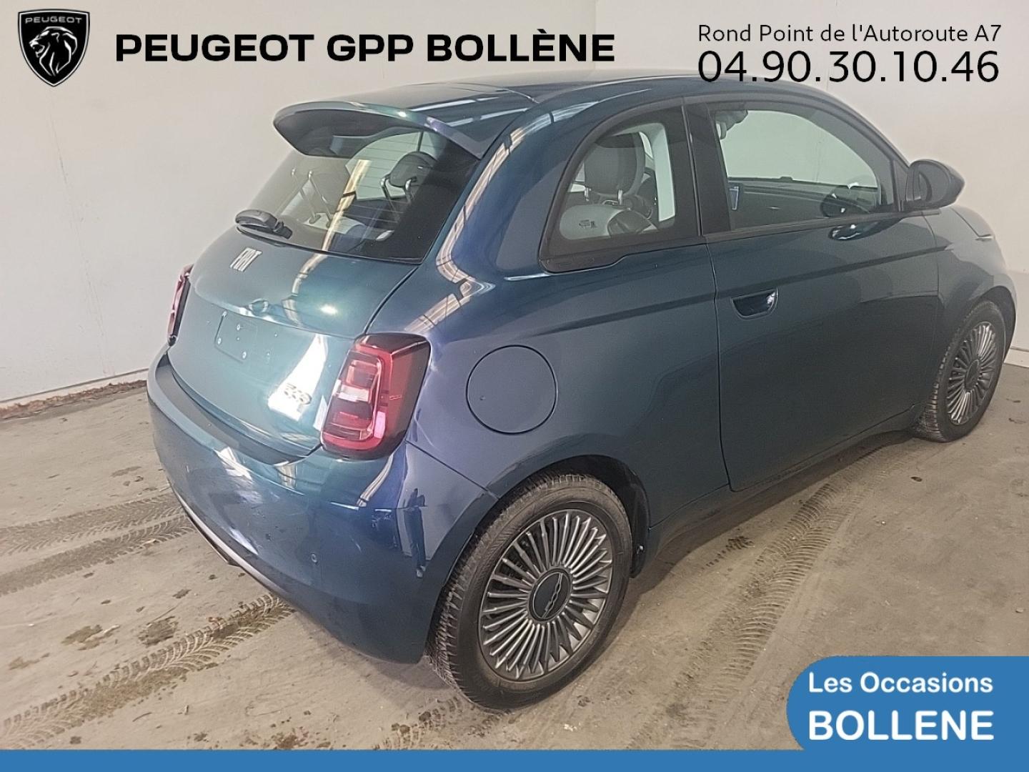 Vente occasion FIAT 500 e 118ch Icône - Prix : 16490€ - GPP Peugeot Bollène