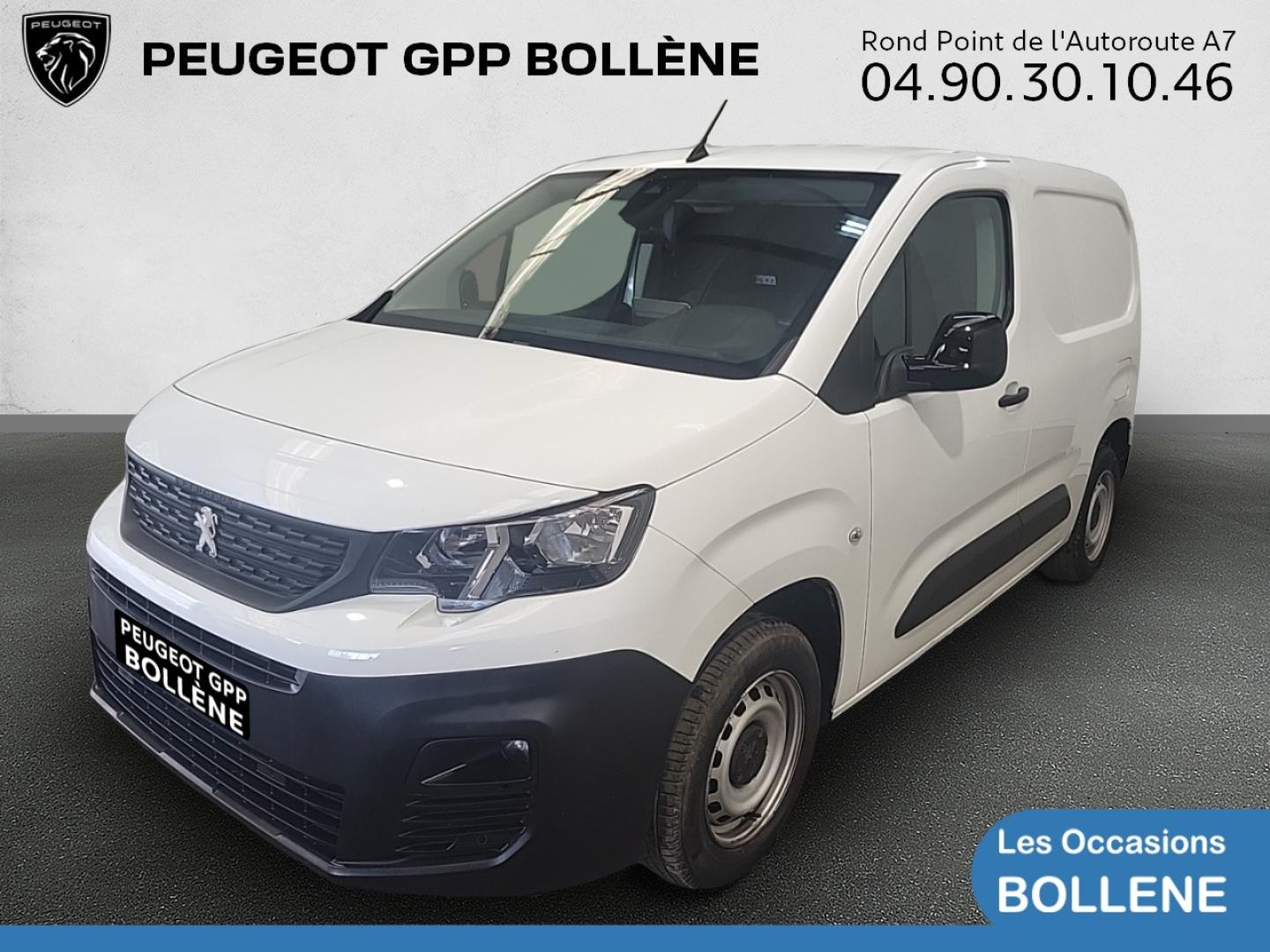 Vente occasion PEUGEOT Partner Standard 650kg BlueHDi 100ch S&S Asphalt - Prix : 12828€ - GPP Peugeot Bollène