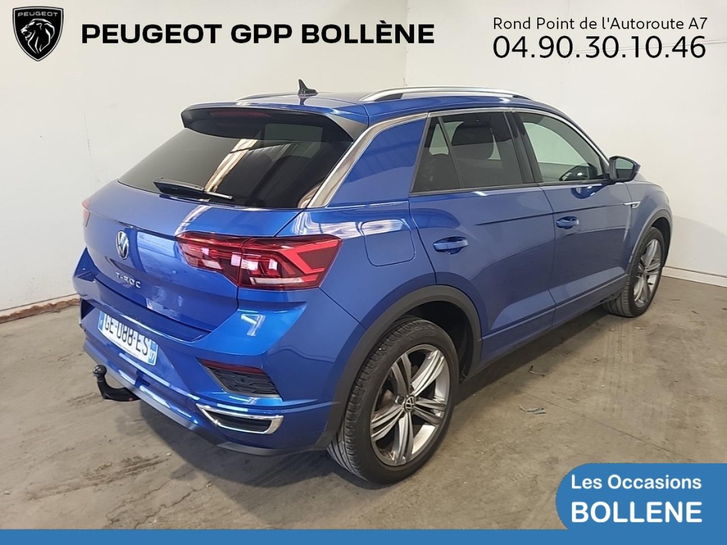Vente occasion VOLKSWAGEN T-Roc 1.5 TSI EVO 150ch R-Line DSG7 - Prix : 19990€ - GPP Peugeot Bollène