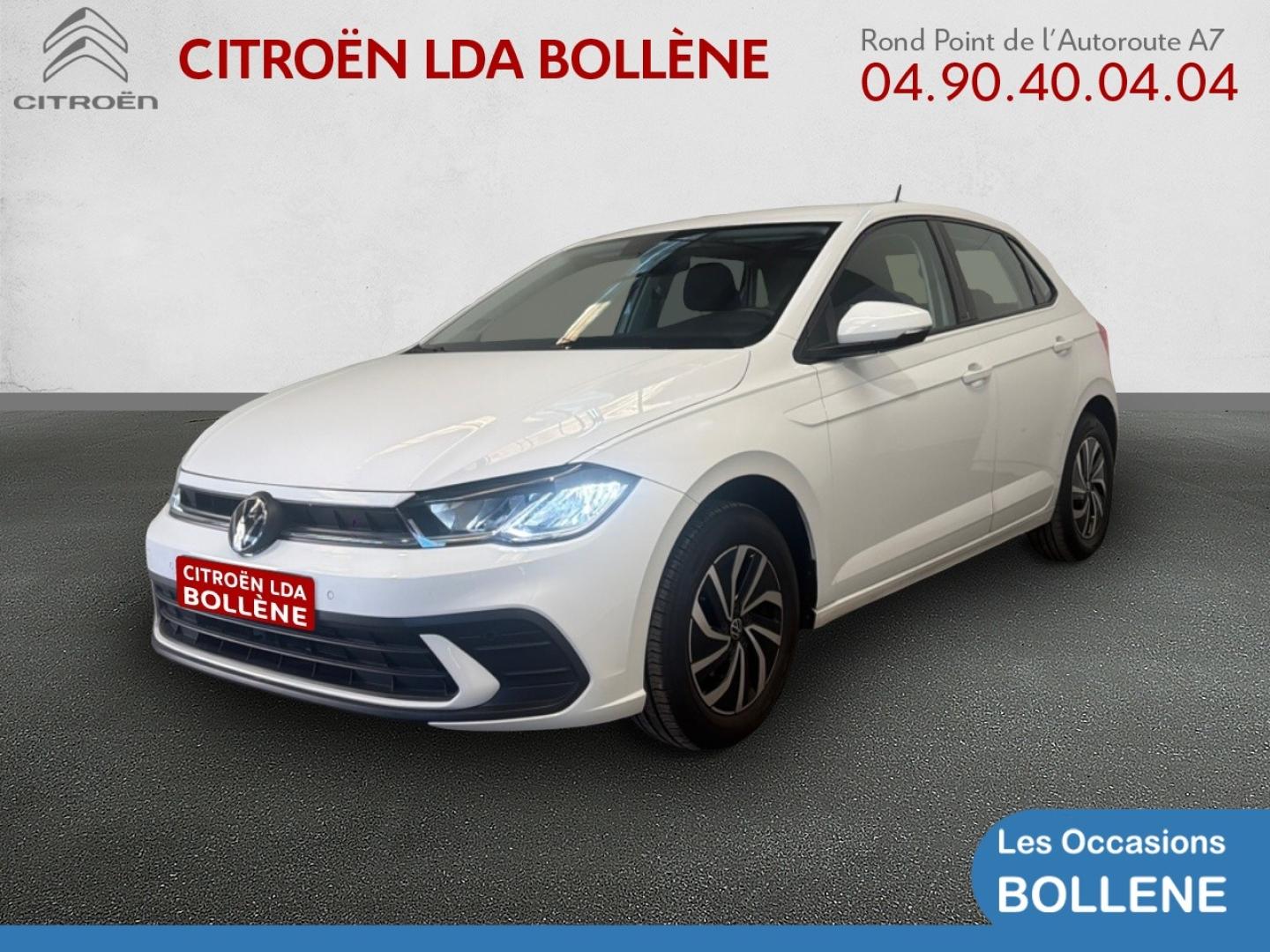 Vente occasion VOLKSWAGEN Polo 1.0 TSI 95ch Life - Prix : 16290€ - LDA Citroën Bollène