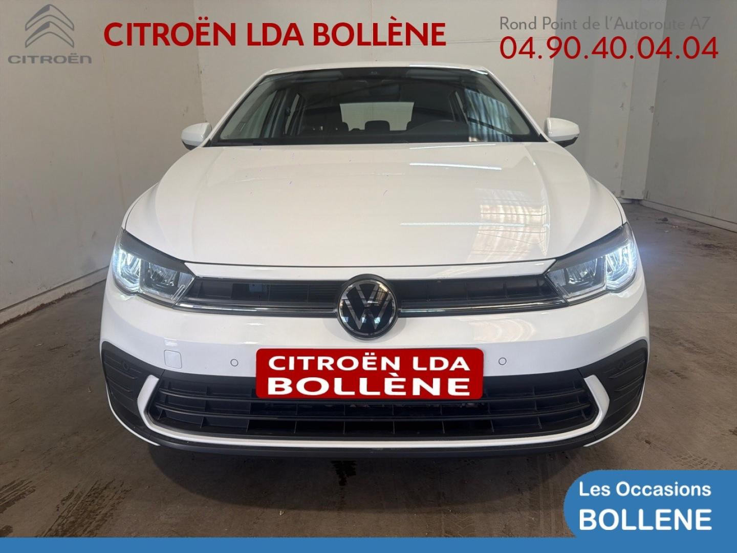 Vente occasion VOLKSWAGEN Polo 1.0 TSI 95ch Life - Prix : 16290€ - LDA Citroën Bollène