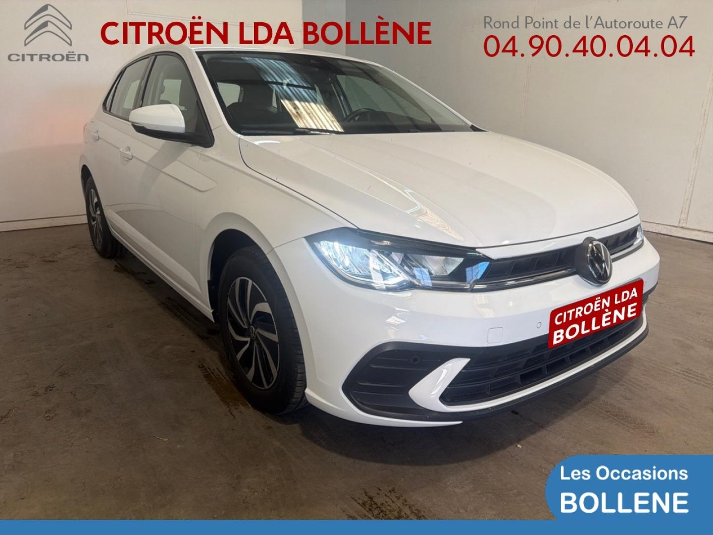 Vente occasion VOLKSWAGEN Polo 1.0 TSI 95ch Life - Prix : 16290€ - LDA Citroën Bollène