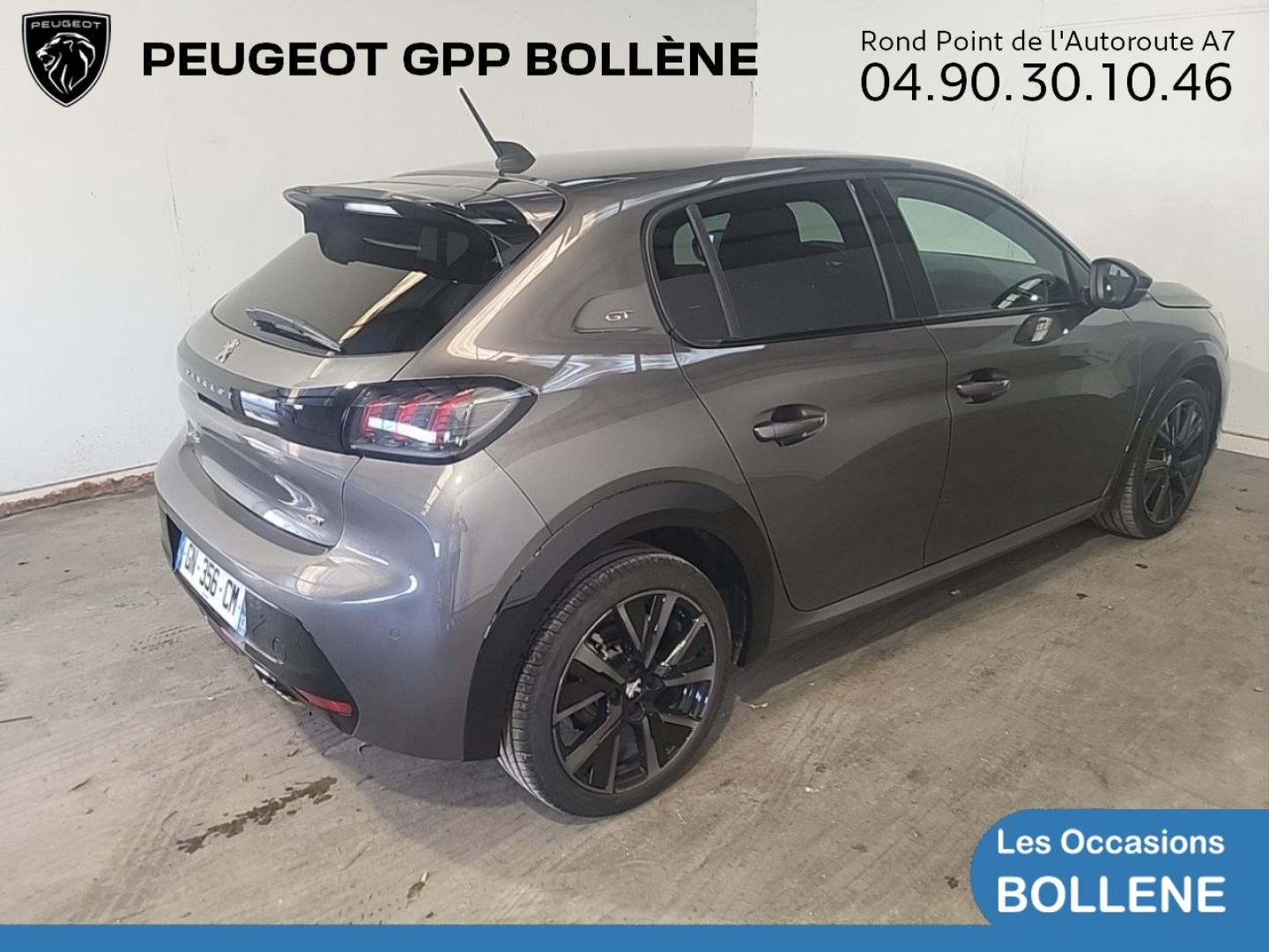 Vente occasion PEUGEOT 208 1.2 PureTech 130ch S&S GT EAT8 - Prix : 14990€ - GPP Peugeot Bollène