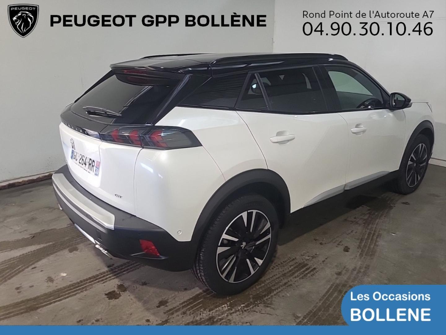 Vente occasion PEUGEOT 2008 1.2 PureTech 130ch S&S GT EAT8 - Prix : 14990€ - GPP Peugeot Bollène