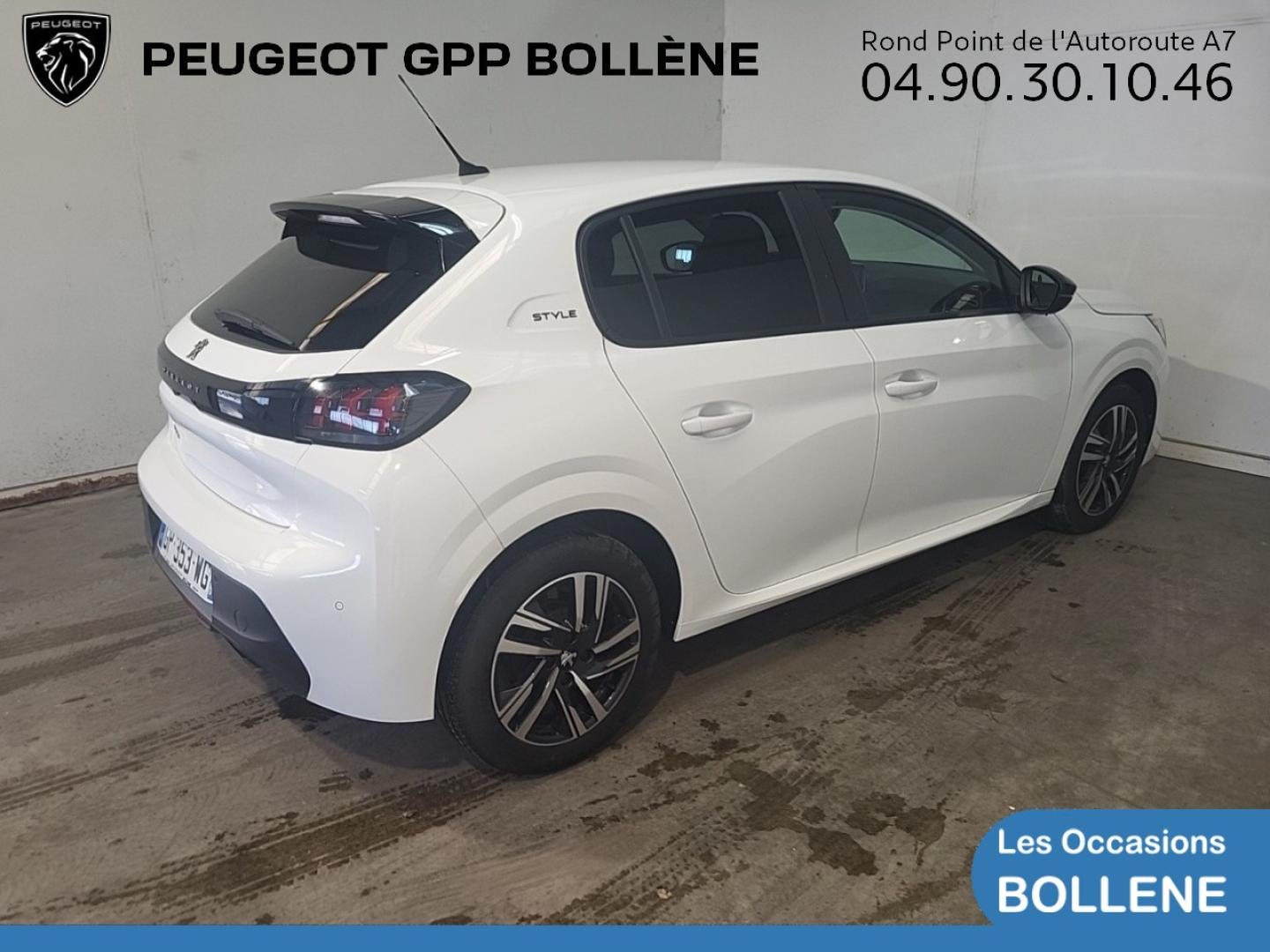 Vente occasion PEUGEOT 208 1.2 PureTech 100ch S&S Style - Prix : 14990€ - GPP Peugeot Bollène